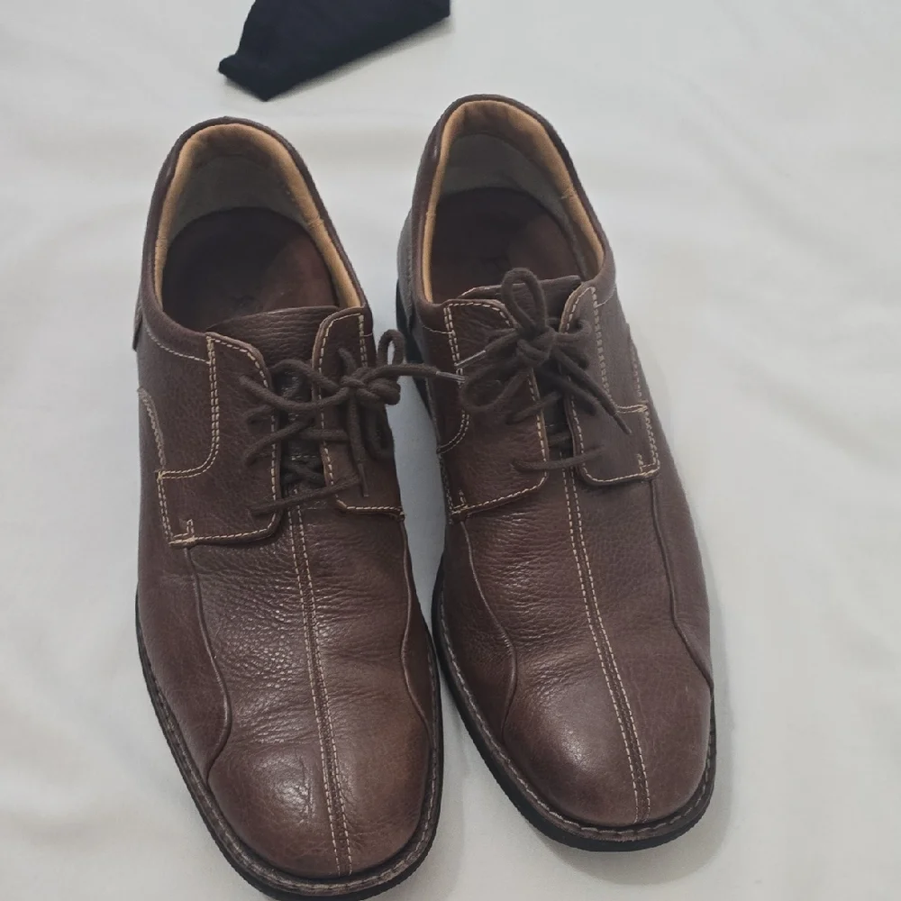 Men's Johnston‎ & Murphy Brown Leather Dress Shoes 13M